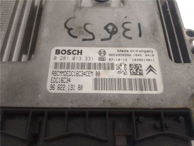 Foto 3ª: Centralita Motor ECU Peugeot 207 1.6 XT PACK [1.6 LTR. - 80 KW HDI] [9HY / DV6TED4]