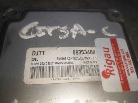 Foto 2ª: Centralita Motor ECU Opel Corsa Z14XE (2001)