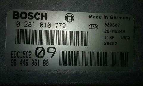 Foto 2ª: Centralita Motor ECU Peugeot 307 2.0 HDI FAP CAT 107CV 79KW [RHS] (2002)