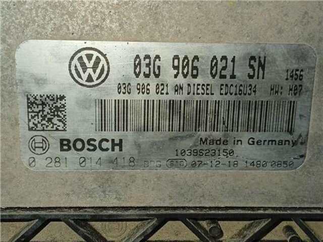 Foto 2ª: Centralita Motor ECU Seat Altea 2.0 TDI [BKD]