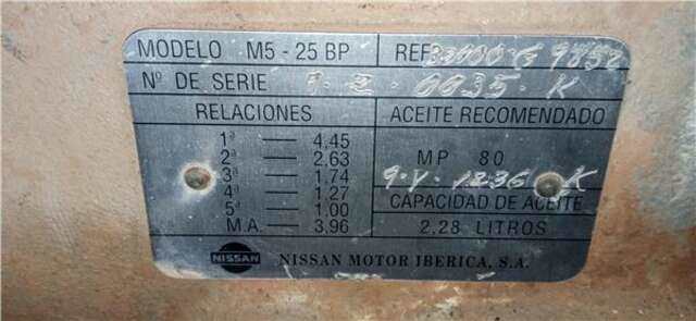 Caja Cambios Nissan Patrol 2.8 D