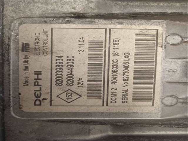 Foto 3ª: Centralita Motor ECU Renault Modus 1.5 DCI DIESEL 82CV 60KW [K9K750] (2005)