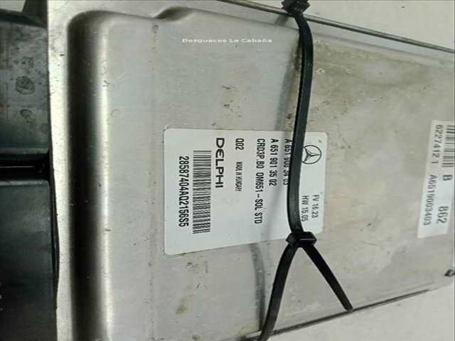 Foto 3ª: Centralita Motor ECU Mercedes Sprinter 314 CDI 906.631 906.633 906.635 906.637) [OM 651.955] (2006)