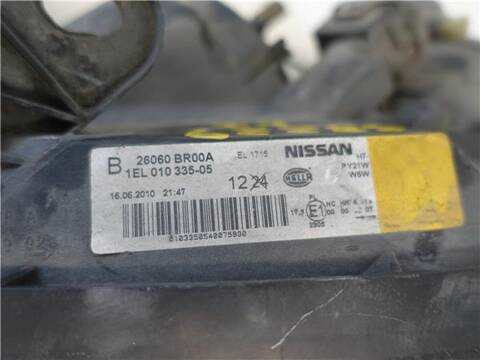 Foto 3ª: Faro Izquierdo Nissan Qashqai 1.5 TEKNA 106CV 78KW [D-K9K EUR04] (2010)