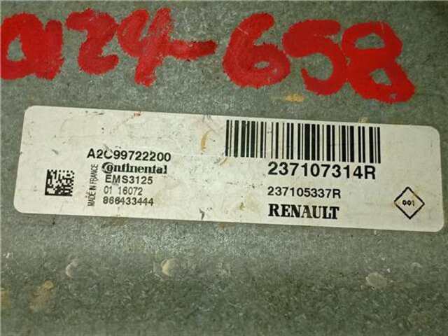 Centralita Motor ECU Renault Clio 1.2 AUTHENTIQUE [1.2 LTR. - 54 KW 16V]