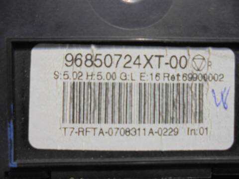 Foto 3ª: Mando Climatizador Peugeot 308 SPORT 109CV 80KW [9HZ] (2007)