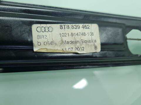 Foto 3ª: Elevalunas Manual Trasero Derecho Audi A5 2.0 TDI 105KW) 143CV [CJC] (2012)