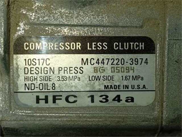 Foto 2ª: Compresor Aire Acondicionado Jeep Cherokee 2.8 CRD EXTREME [2.8 LTR. - 120 KW CRD CAT]