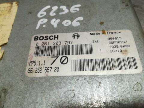 Foto 2ª: Centralita Motor ECU Peugeot 406 SV BERLINA 132CV 97KW [RFV] (1995)