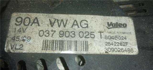 Alternador Seat Ibiza 1.4 25 ANIVERSARIO [1.4 LTR. - 63 KW 16V]