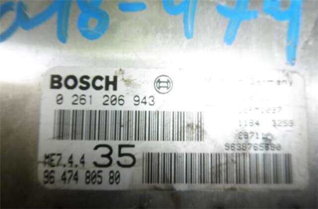 Foto 3ª: Centralita Motor ECU Peugeot 307 1.6 BIOFLEX [NFU (TU5JP4)]