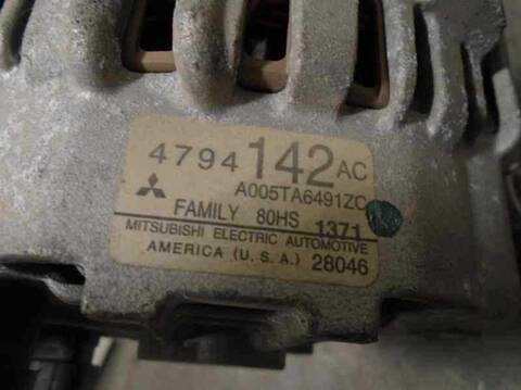 Foto 4ª: Alternador Chrysler Neon 1.6 16V CAT 116CV 85KW [1 6L] (2003)