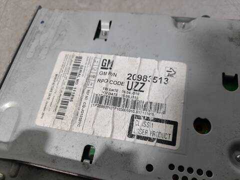 Foto 4ª: Sistema Audio Radio CD Chevrolet Cruze 2.0 DIESEL CAT 163CV 120KW [Z20D1] (2011)