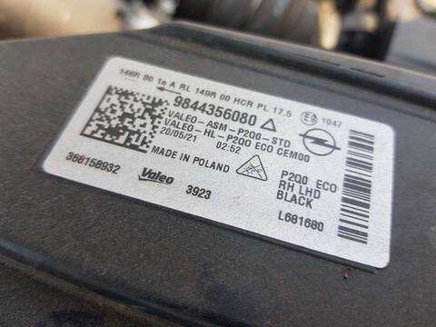Foto 2ª: Faro Derecho Opel Mokka GS LINE 131CV 96KW [HN05] (2021)