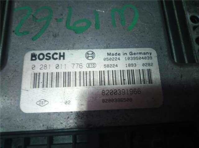 Centralita Motor ECU Renault Megane 1.9 AUTHENTIQUE [1.9 LTR. - 88 KW DCI DIESEL] II COUPE/CABRIO (2003-_)