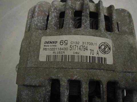 Foto 4ª: Alternador Fiat Punto 1.2 8V ACTIVE BERLINA 60CV 44KW [188A4000] (2004)