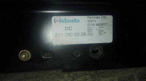 Foto 3ª: Techo Eléctrico Mercedes Clase E 180 BERLINA 224CV 165KW (2002)