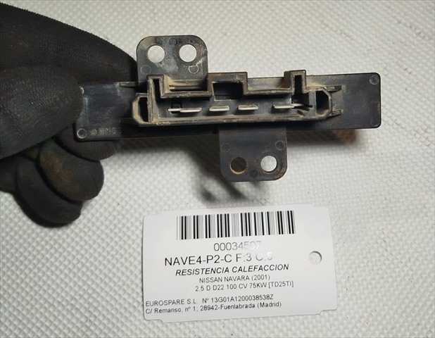 Foto 4ª: Calefacción Nissan Navara 2.5 D D22 100 CV [TD25TI] (2001)