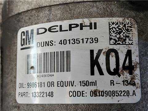 Foto 3ª: Compresor Aire Acondicionado Opel Zafira 1.6 COSMO 116CV 85KW [D-Z17DTR] (2009)