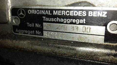 Foto 3ª: Caja Cambios Automatica Mercedes Clase C 160 1.8 CAT BERLINA 143CV 105KW [271946] (2003)