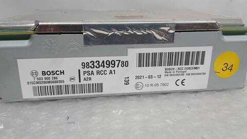 Foto 2ª: Sistema Audio Radio CD Peugeot 2008 ACTIVE 101CV 74KW [HN05] (2021)