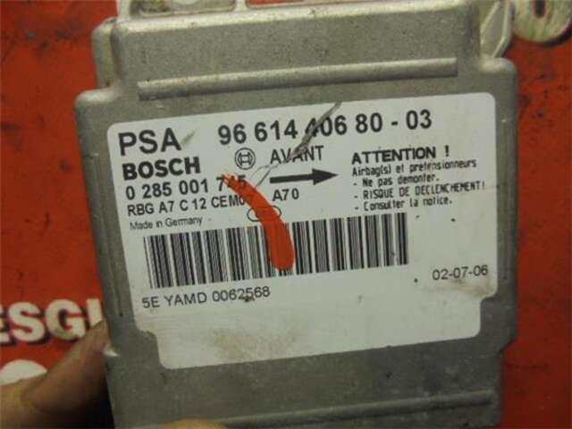 Centralita Airbag Peugeot 207 1.6 16V