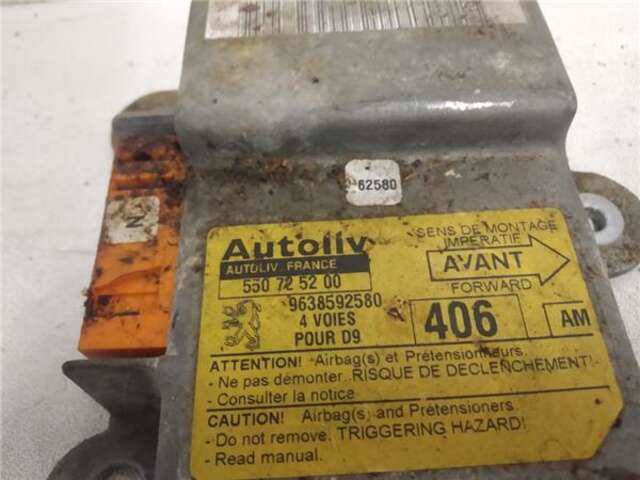Foto 3ª: Centralita Airbag Peugeot 406 2.0 [2.0 LTR. - 100 KW 16V CAT (RFN - EW10J4)] [RFN (EW10J4)]