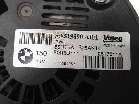 Foto 2ª: Alternador Bmw Serie 3 318 2.0 D 150CV 110KW F34) GRAN TURISMO B47D20 (2012)