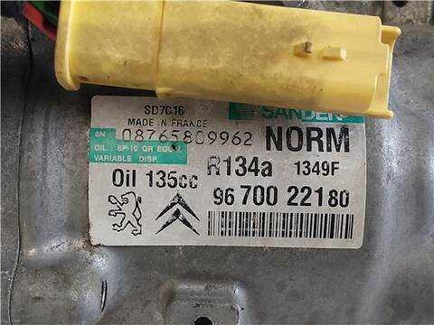 Foto 3ª: Compresor Aire Acondicionado Peugeot 407 1.6 HDI 110 109CV 80KW [D-9HZ] (2009)