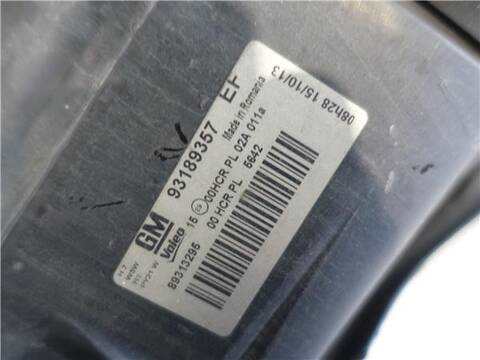 Foto 3ª: Faro Izquierdo Opel Corsa 1.3 CDTI 75CV 55KW [Z 13 DTJ] (2008)