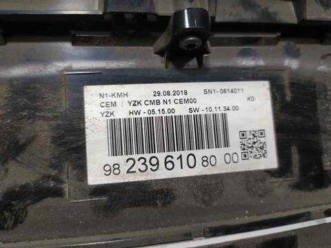 Foto 3ª: Cuadro de Instrumentos Citroen Jumpy CLUB XL 122CV 90KW FURGON [AH01] (2021)