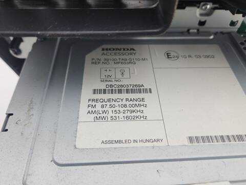 Foto 4ª: Sistema Audio Radio CD Honda Civic 1.6 I-DTEC SPORT 120CV 88KW [N16A1] (2013)