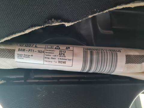 Airbag Cortina Delantero Izquierdo Mercedes Clase B 150 B 180 CDI BE 246.200) 109CV 80KW