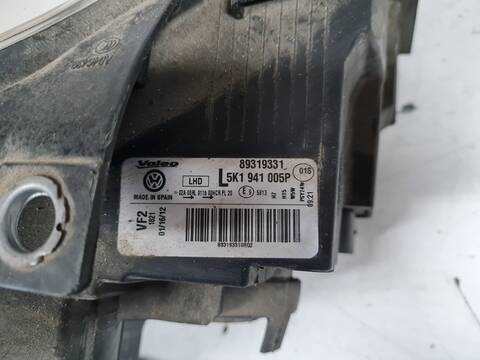 Foto 4ª: Faro Izquierdo Volkswagen Golf RABBIT BLUEMOTION 105CV 77KW [CAYC] (2012)