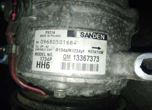 Compresor Aire Acondicionado Opel Insignia 1.6 EXCELLENCE [1.6 LTR. - 100 KW CDTI DPF]