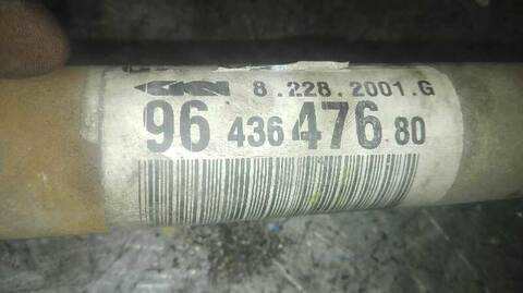 Foto 4ª: Transmision Delantera Izquierda Peugeot 206 XR BERLINA 69CV 51KW [WJY] (2001)