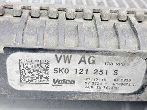 Foto 4ª: Radiador Motor Volkswagen Caddy 2.0 TDI 85CV 62KW FURGON [DFS] (2016)