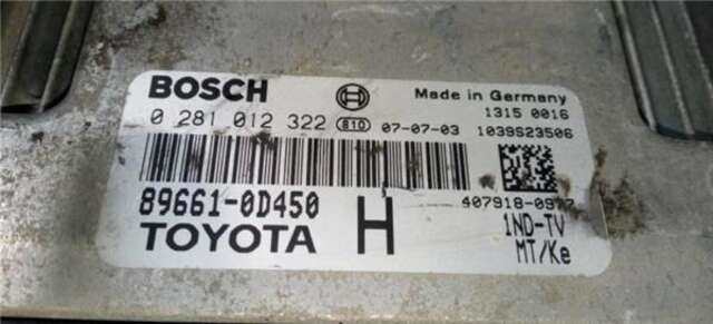 Centralita Motor ECU Toyota Yaris 1.4 D-4D