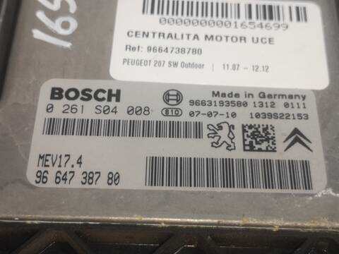 Foto 2ª: Centralita Motor ECU Peugeot 207 5FW (2007)