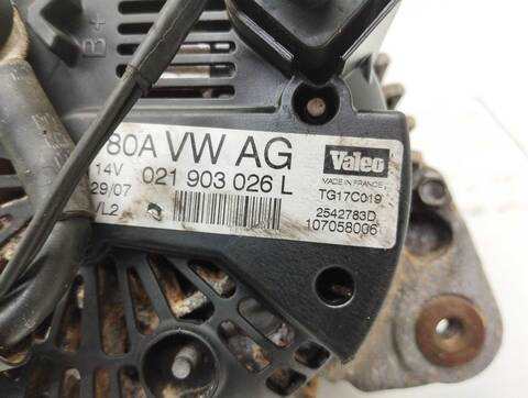 Foto 4ª: Alternador Volkswagen Passat ADVANCE BERLINA 140CV 103KW [BKP] (2007)