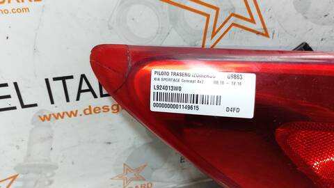 Foto 3ª: Piloto Trasero Izquierdo Kia Sportage CONCEPT 4X2 116CV 85KW [D4FD] (2011)