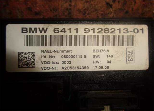 Foto 3ª: Mando Climatizador Bmw Serie 3 315 3.0 330D [3.0 LTR. - 170 KW TURBODIESEL CAT]