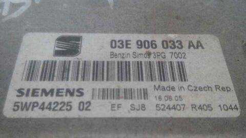 Foto 3ª: Centralita Motor ECU Seat Ibiza 100CV 74KW (2002)