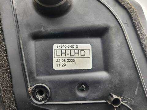 Foto 3ª: Retrovisor Izquierdo Toyota Aygo BASICO 68CV 50KW [1KRFE] (2005)