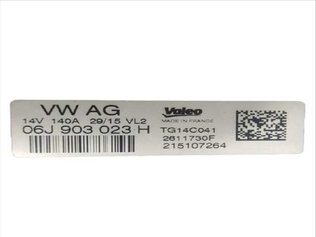 Foto 2ª: Alternador Audi A3 S3 QUATTRO (2012)
