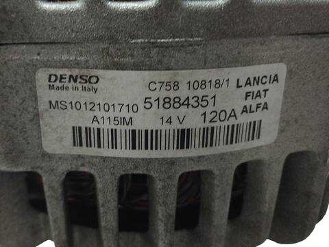 Foto 2ª: Alternador Fiat 500 1.6 D MULTIJET 334AXA1B 334AXA11) (2014)