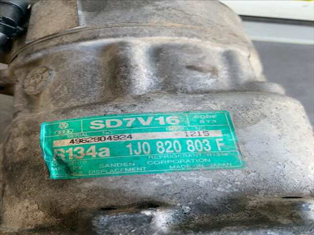 Foto 3ª: Compresor Aire Acondicionado Volkswagen Golf 1.9 TDI 90CV [AGR] (1999)