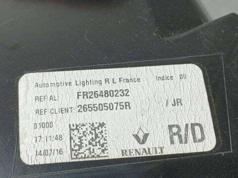 Foto 3ª: Piloto Trasero Derecho Renault Talisman LIFE GRANDTOUR 130CV 96KW [R9M409] (2016)