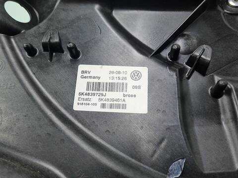 Foto 2ª: Elevalunas Manual Trasero Izquierdo Volkswagen Golf GTI 211CV 155KW [CCZ] (2010)