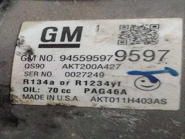 Foto 2ª: Compresor Aire Acondicionado Opel Mokka 1.6 CDTI _76) (2012)